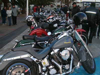 Capodanno in darsena - alcune moto