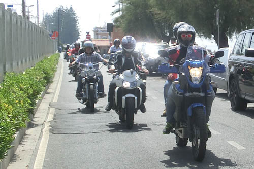 Moto Club Valle Argentina - benedizione dei caschi e motoincontro Gentlemen Bordighera