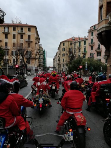 Moto Club Valle Argentina - Babbi Natale a Savona 2019