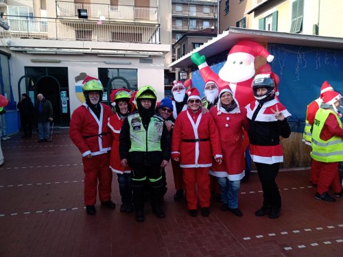 Moto Club Valle Argentina - Babbi Natale in moto a Savona