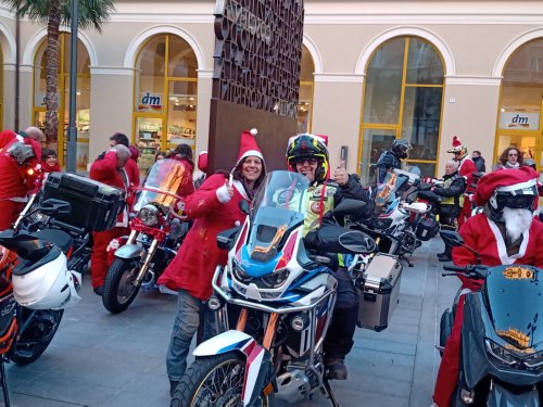 Moto Club Valle Argentina - Babbi Natale in moto a Savona
