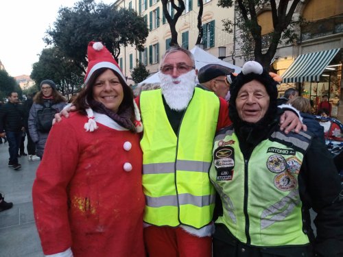 Moto Club Valle Argentina - Babbi Natale in moto a Savona