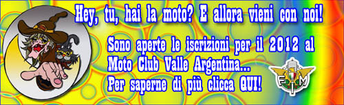 Moto Club Valle Argentina - Taggia (IM) - Tesseramento 2012